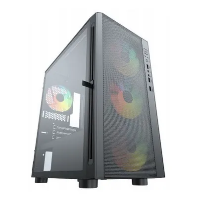 Корпус ACD ACD Citadel 104 (AH-TC4GA-0000) 3403 with USB3.0*1+USB2.0*2+HD audio,3*12cm F1 ARGB fans at front(Slave fans) ,1*12cm F1 ARGB fan at rear (Master fan)