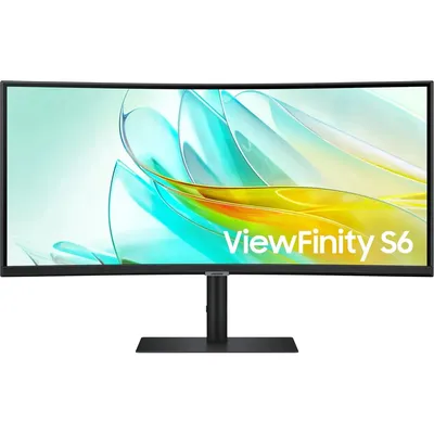 Монитор Samsung LS34C650UAIXCI, 34" изогнутый, 3440×1440, VA, 100Гц, USB-C