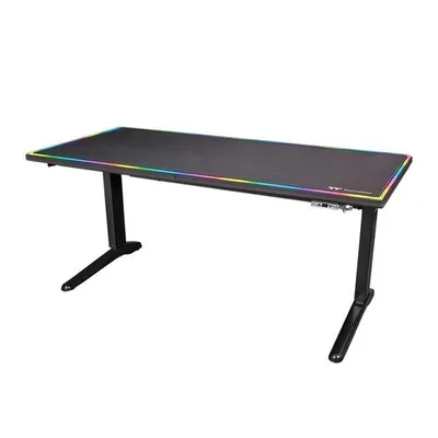 Игровой стол Thermaltake Gaming Desk Level 20 BattleStation Black, Electric,RGB, none Black, Electric,RGB, none (GGD-LBS-BKEIRX-01 плохая упаковка)