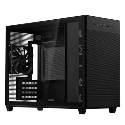 Корпус ASUS Prime AP201 90DC00G0-B39010, MicroATX, Mini-Tower, черный
