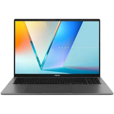 Ноутбук Asus VivoBook S16 M3607HA-RP236 - 16", 1920x1200 (WUXGA), 300-nit, AMD Ryzen 7 260 3800MHz, DDR5 16 ГБ 512 ГБ, AMD Radeon 780M, Bluetooth, Wi-Fi, 4cell, серый, ОС не установлена, 90NB16F1-M00EH0