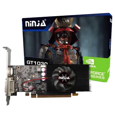 Видеокарта Ninja (Sinotex) GT1030 PCIE (384SP) 4GB 64BIT GDDR4 DVI HDMI (NK103FG44F)
