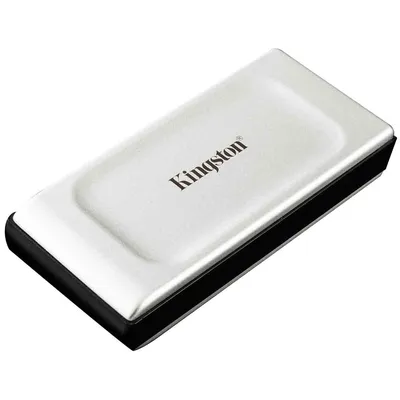 Твердотельный накопитель/ Kingston External SSD XS2000, 1000GB, Type-C, USB 3.2 Gen 2x2, R/W 2000/2000MB/s, IP55, 70x33x14mm, Silver (60 мес)