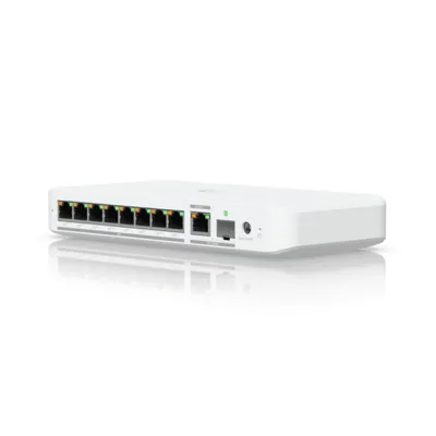 Коммутатор/ Ubiquiti UniFi Switch Flex 2.5G (USW-Flex-2.5G-8) is a compact, managed Layer 2 switch featuring eight 2.5 GbE RJ45 ports and one 10G SFP+ uplink port