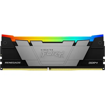 Модуль памяти Kingston 8GB DDR4 3200 FURY Renegade RGB Black XMP Non-ECC Unbuffered DIMM (Single Module) 1RX8 16-18-18 1.35V 288-pin 8Gbit