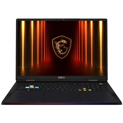 Ноутбук MSI Raider A18 HX A9WJG-216RU, 18" (3840x2400) IPS 120 Гц/AMD Ryzen 9 9955HX3D/64 ГБ DDR5/2048 ГБ SSD/NVIDIA GeForce RTX 5090 для ноутбуков (24 Гб)/Windows 11 Home, Черный (9S7-182L72-216)