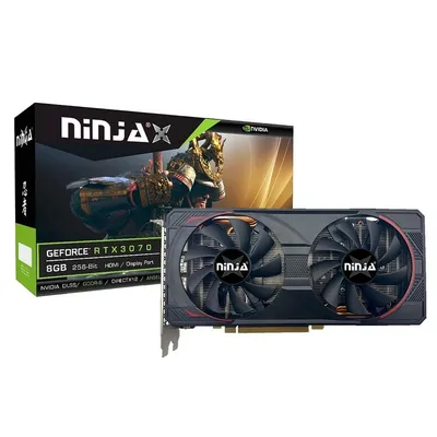 Видеокарта Ninja (Sinotex) nVidia RTX 3070 1500 8192 14000 256 RTL [NF307FG86F] Ninja RTX3070 8GB GDDR6 256-bit HDMI DPx3