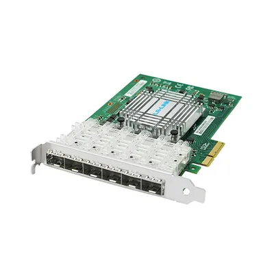 Сетевая карта LR-LINK - Intel I350, 1 Гб/с, SFP, 6-port, PCI Express, x4, PCIe, LRES1006PF-6SFP