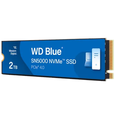 Твердотельный накопитель Western Digital Black SSD SN5000 M2.2280 PCIe 4.0 2Tb, 5150MBs/4850MBs, TBW 900, WDS200T4B0E, 1 year