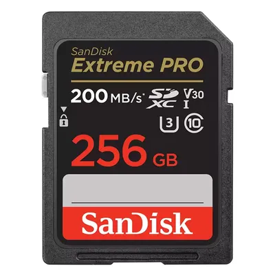 Карта памяти SanDisk SDSDXXD-256G-GN4IN, SD 256GB UHS-I R200/W140 МБ/с
