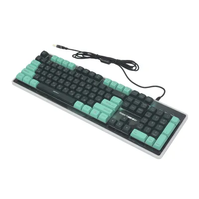 Клавиатура проводная Raskat KG002 игровая мембранная USB с кнопкой X7 черная