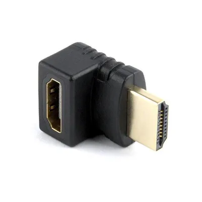 Переходник HDMI-HDMI Cablexpert A-HDMI270-FML, 19F/19M, угловой соединитель 270 градусов, золотые разъемы, пакет