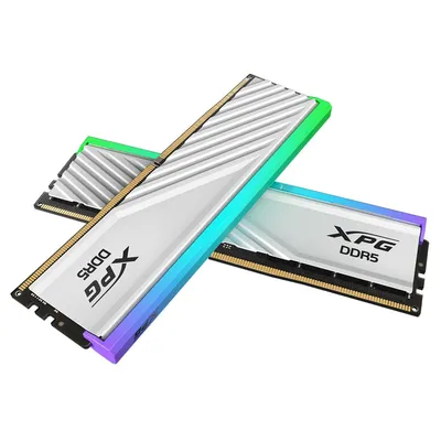 Оперативная память XPG Lancer Blade, DDR5, 32GB (2x16GB), 6400MHz, CL32, DIMM, с радиаторами, RGB, белый