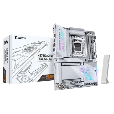 Материнская плата Gigabyte X870E AORUS PRO X3D ICE, RTL