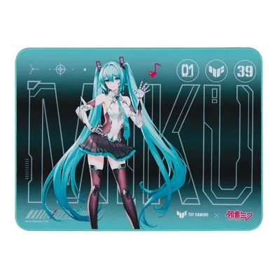 Коврик ASUS TUF Gaming P1 Hatsune Miku Edition цветной (тканевый, прорезиненное основание, 360x260x2мм) (90MP04C0-BPUA00)