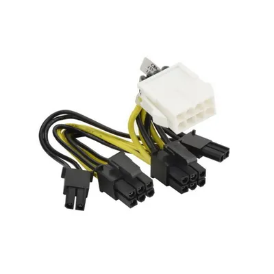 Кабель Supermicro CBL-PWEX-1040, GPU, 2×4M/CPU→PCIe, 5см