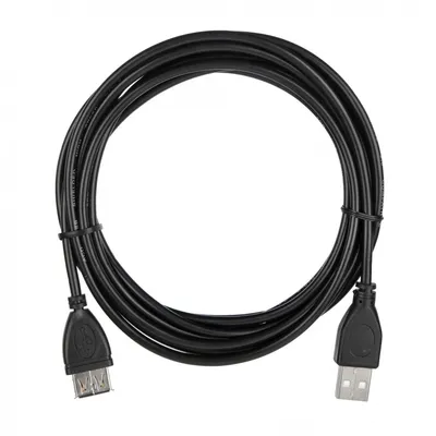 Кабель ACD Кабель ACD-U2AAF-30L |ACD-U2AAF-30L| USB 2.0, A male - A feмale, ТТХ: |ACD-U2AAF-30L| (7/0.12BC+PE)*1P+(7/0.12BC+PE)*2C+7/0.12BC+AL+PVC OD4.0, Черный, 3м (742064)