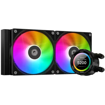 СВО ID-COOLING SL240 XE, 240мм, LCD, ARGB, 3000W