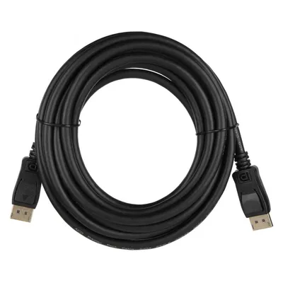 Видео кабель ACD, DisplayPort (M) -> DisplayPort (M), DisplayPort 1.4, 7680 x 4320, 25 Гб/с, 5 м, цвет чёрный, ACD-DDPM4-50B