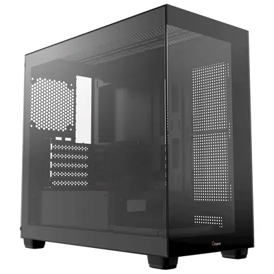 Корпус OCYPUS Gamma-C52-BKD000XX-GL, MiniTower, mATX, без БП