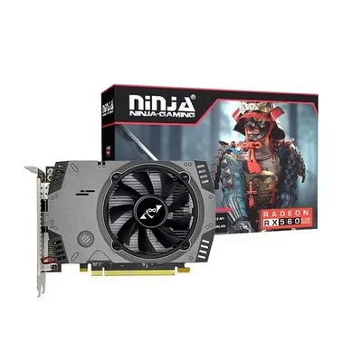 Видеокарта NINJA AJRX56045F, RX 560, 4GB GDDR5, 128-bit, DVI/DP/HDMI