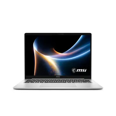 Ноутбук MSI Modern 14S AI+ G3MG-010XRU - 14", 1920x1200 (WUXGA), Intel Core Ultra 7 355 1700MHz 16 ГБ, SSD 512 ГБ, Intel Arc, Bluetooth, Wi-Fi, серебристый, ОС не установлена, 9S7-14U212-010