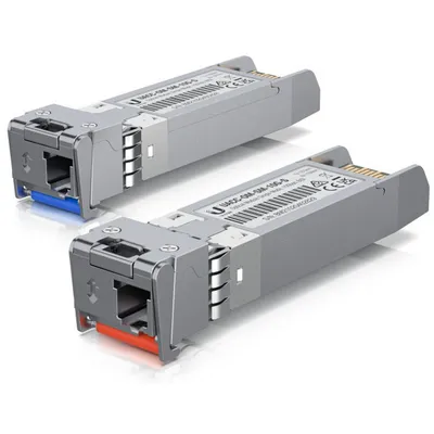 UACC-OM-SM-10G-S-2 - Трансивер Ubiquiti UACC-OM-SM-10G-S-2 Двунаправленный одномодовый оптический модуль 10 Гбит/с, 10 км