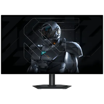 Монитор 27" Gigabyte MO27Q28GR OLED 2560x1440, 280 Гц, 0.03 мс, 16:9, 355 кд/м², DisplayPort, 2xHDMI, USB Type-C, HDR, виртуальный прицел, таймер, Flicker Free, Low Blue Light, встроенные динамики, черный
