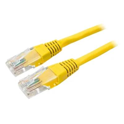 Патч-корд Cablexpert PP10-5M/Y, UTP Cat.5e, 5м, жёлтый