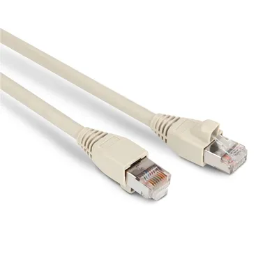 Кабельная сборка Hyperline Hyperline PC-LPM-STP-RJ45-RJ45-C6a-3M-LSZH-GY Патч-корд U/FTP, экранированный, Cat.6a