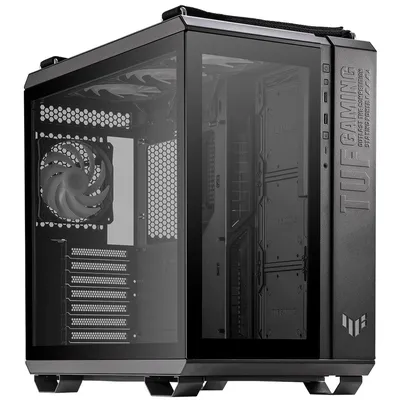 Аксессуары ASUS TUF GAMING GT502 PLUS TG ARGB/Motherboard Compatibility: ATX, Micro-ATX, Mini-ITX/BLACK/11.9 kg