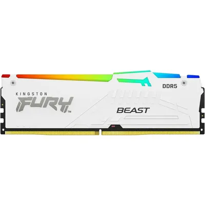 Kingston DDR5 DIMM 32GB 5200MHz KF552C40BWA-32 Fury Beast RGB RTL Gaming PC5-41600 CL40 288-pin 1.25В single rank с радиатором Ret