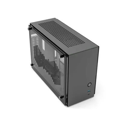 Корпус Zalman M2 mini (Gray), Mini-ITX, алюминий, серый