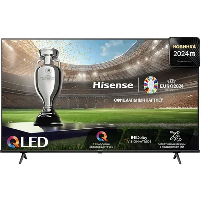 Телевизор Hisense 75'' 75E7NQ QLED, Ultra HD, Smart TV