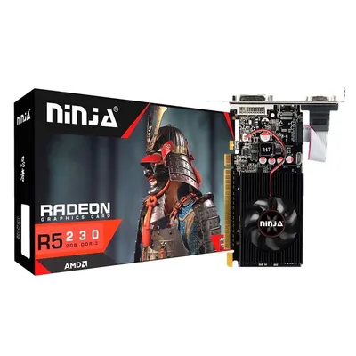 Видеокарта Ninja (Sinotex) AMD R5 230 160SP) 2GB DDR3 64BIT DVI HDMI CRT RTL (AFR523023F)