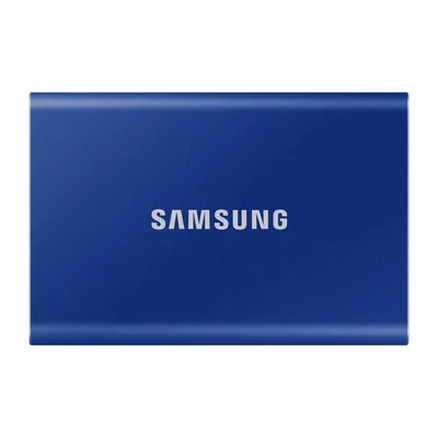 Твердотельный накопитель SSD Samsung T7 Blue External MU-PC2T0H/WW 2TB 1.8" USB 3.2 Gen 2 Type-C, 1050/1000 RTL, (312403)