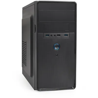Корпус для ПК Exegate - BA-309U2, mATX, 2х2.5", 2х3.5", 1х3.5"ext, 1х5.25", 1xUSB2.0, 2xUSB3.0, Mini Tower, без БП, цвет чёрный, EX286429RUS
