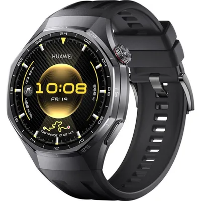 Умные часы HUAWEI Watch GT 6 Pro ATM-B29, 1.47" AMOLED, Wi‑Fi, Bluetooth, NFC, 5 ATM/IP69, черный