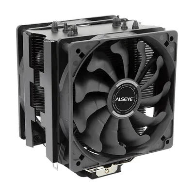 Кулер ALSEYE - S120D-B Universal, охлаждение Активное, 1700rpm, 4-pin, TDP-135Вт, 2 x 120 мм, AS.01.07.0019