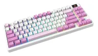 FORGE GK600 TKL W VIOLET RU - Игровая Клавиатура MSI FORGE GK600 TKL W VIOLET RU, Механическая/WIFI/BT/USB2.0/RGB/83кл./1.8м