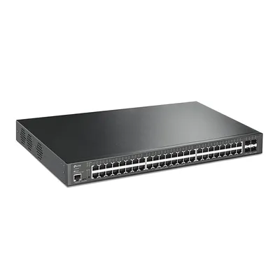Коммутатор TP-Link TL-SG3452XP, 48×GbE PoE+, 4×10G SFP+, L2+, 500W