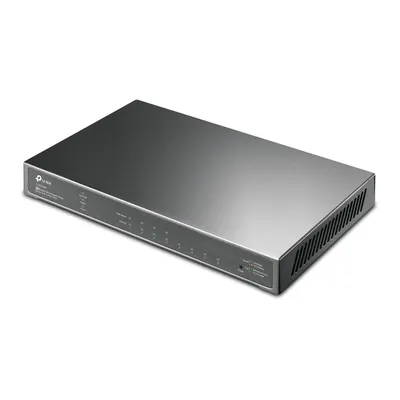 Коммутатор TP-Link PoE, JetStream 8-портовый гигабитный Smart коммутатор с 4 портами PoE+ поддержка 802.3at/af (до 62 Вт для всех портов PoE).