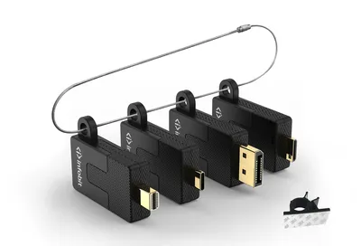 Переходник Infobit iCable AR11, DP/Mini DP/Mini HDMI/USB-C → HDMI, 4K30