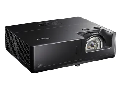 Лазерный проектор Optoma [ZK608TST] DLP,4K UHD(3840x2160);6000 lm;300000:1;TR 0.58:1;HDMI x2;VGA x2; AudioIN x2; HDMI Out x1;AudioOut x1; 3D Sync x1;RS232;RJ45;HDBaseT 4K;USB A power (1,5A);12V Trigger;2x15W;36dB;6,3kg;чёрный