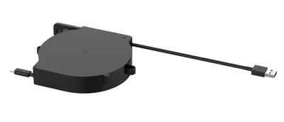 Ретрактор Wize Pro WRTS-USBC-RT, USB Type-C, 80 см