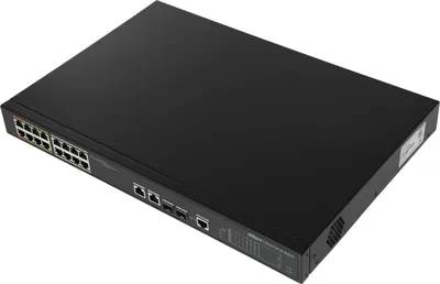 Коммутатор DAHUA DH-LR2218-16ET-240, L2, 16×100M PoE, 2×Combo GbE/SFP, 240Вт
