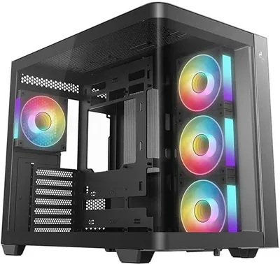 Корпус DeepCool R-CG530U-BKAGA4-G, ATX, Midi Tower, без БП