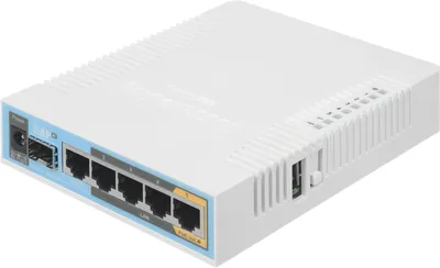 Точка доступа wi-fi MikroTik hAP ac  with 720MHz CPU, 128MB RAM, 5x Gigabit LAN, built-in 2.4Ghz 802.11b/g/n three chain wireless with integrated antennas, built-in 5Ghz 802.11ac three chain wireless with integrated ante