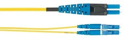 Патч-корд Panduit PVQ9LE10LQM05.0 2x9/125 OS1/OS2 LC дуплекс-LC дуплекс полярность A 5м LSZH желтый