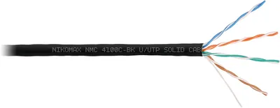 Кабель NIKOMAX NMC 4100C-BK, Cat.5e, U/UTP, внутренний, 305м, черный